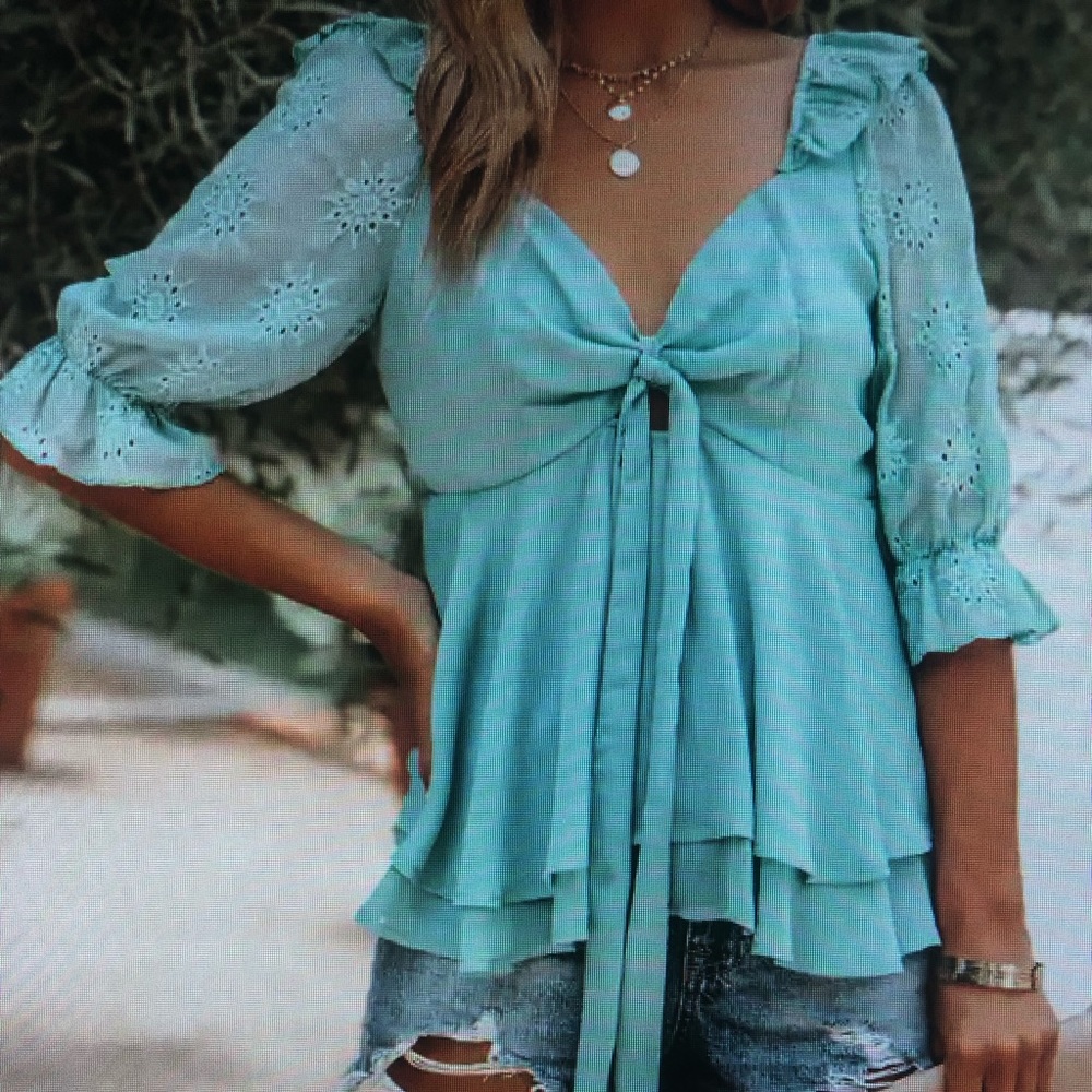 Chiffon Babydoll Top